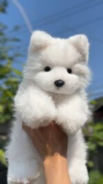 Handcrafted realistic Samoyed dog puppy  plush - Image 2