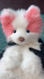 Hand-crafted Realistic Pink Border Collie Plush